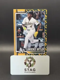 2026 Topps Series 1 - Lawrence Butler Team Logo Border Variation SP - Image 1