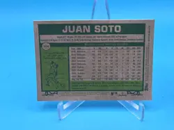 Juan Soto 2026 Topps Heritage #306 Black Chrome Refractor 61/77 - New York Mets - Image 2