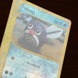 Poliwag 125/165 Reverse Holo Common Expedition Pokemon Card - Image 4