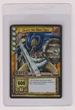 Bandai One Piece CCG Card Game Dorry The Blue Ogre Gold Rare Holo Vintage 2006 - Image 1