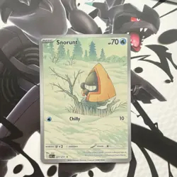 Pokemon Snorunt ASC 227/217 Basic Regular Ice 70 HP English TCG Card - Image 1