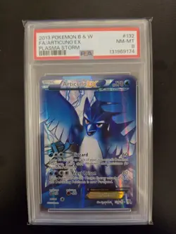 Articuno EX - 132/135 - 2013 Full Art Rare Boundaries Crossed Pokemon Card PSA 8 - Image 1