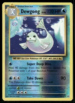 Pokemon Cards Dewgong 29/108 Reverse Holo Evolutions Rare NM - Image 1