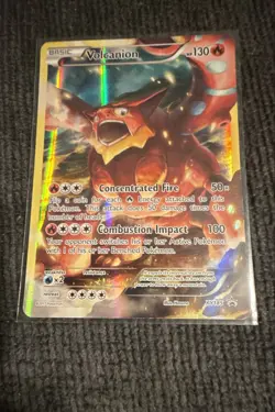 Volcanion XY185 Holo Promo Pokemon Card LP/MP - Image 1