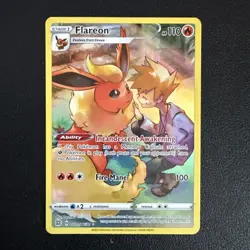 Pokemon TCG Flareon SWSH Trainer Gallery Ultra Rare Card TG01/TG30 - Image 1