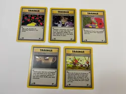 1st Edition Pokemon Card Team Rocket Trainer Lot Oak's Revenge Sleep Digger - Image 1