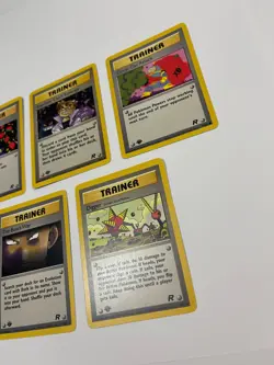 1st Edition Pokemon Card Team Rocket Trainer Lot Oak's Revenge Sleep Digger - Image 2