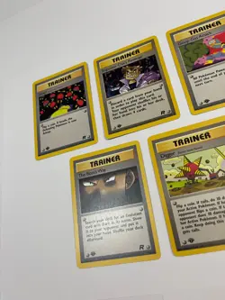 1st Edition Pokemon Card Team Rocket Trainer Lot Oak's Revenge Sleep Digger - Image 3