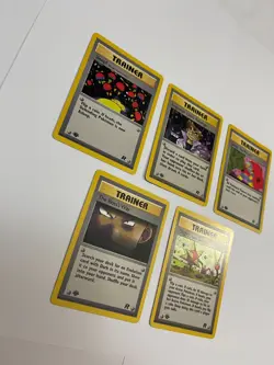 1st Edition Pokemon Card Team Rocket Trainer Lot Oak's Revenge Sleep Digger - Image 4