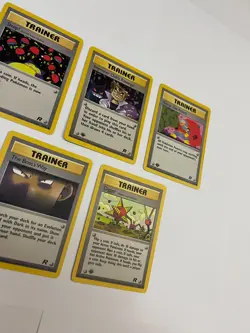 1st Edition Pokemon Card Team Rocket Trainer Lot Oak's Revenge Sleep Digger - Image 5