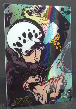 Endless Treasure 1 OP-SZR-006 Trafalgar D. Water Law 25th Anniversary Thick Card - Image 4
