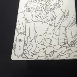 Monkey D Luffy SH-004 Manga Sketch One Piece Card CCG TCG - Image 2