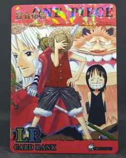One Piece LR Card Rank Monkey D Luffy OP02-SCLR03 Wano Country Holo Foil - Image 1