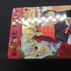 One Piece LR Card Rank Monkey D Luffy OP02-SCLR03 Wano Country Holo Foil - Image 3