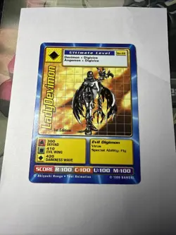 Vintage Digimon Card Game - LadyDevimon 1st Edition BO-22 - Image 1