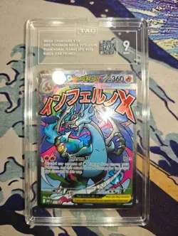 TAG 9 Mega Charizard X ex 023 Phantasmal Flames UPC PROMO Pokemon Card - Image 2