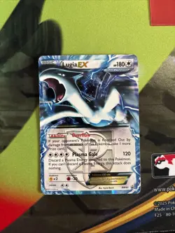 Lugia EX BW83 Black Star Promo Holo Pokemon Card (small crease) Mp-Hp - Image 1