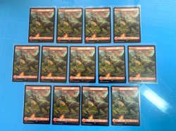 Jurassic World Collection Full Art MOUNTAIN x13 Nonfoil LCI park I Combine Ship - Image 2