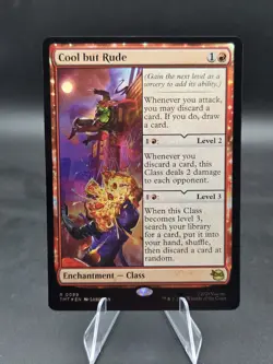 Magic: The Gathering Cool but Rude - Rare R 0089 Foil - Image 1