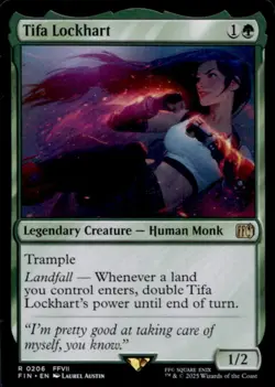 2025 Magic MTG Final Fantasy Tifa Lockhart #0206 - Image 1