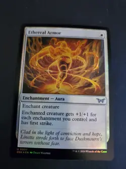 Ethereal Armor Duskmourn: House of Horror Foil MTG DSK NM - Image 1