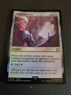 NM Foil White Auracite, MTG, Final Fantasy, Magic the Gathering, 41 - Image 1