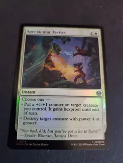NM Foil Spectacular Tactics, MTG, Marvel's Spider-Man, Magic the Gathering, 15 - Image 1