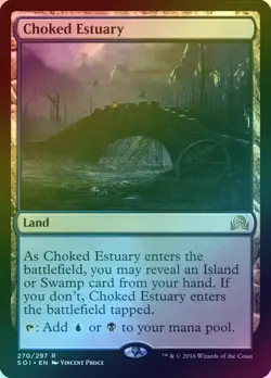 CHOKED ESTUARY (FOIL) (SOI) Shadows over Innistrad - MTG - NM - Image 1