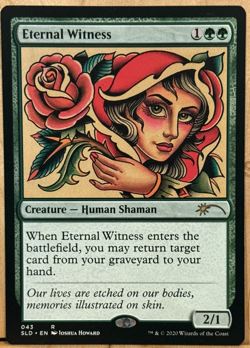 LIMITED EDITION Secret Lair MtG Eternal Witness Unplayed NM - Image 1