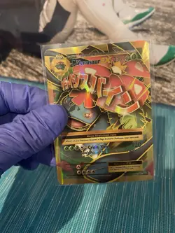 Pokemon M Venusaur EX Mega Ultra Rare Full Art 100/108 XY 230 HP Holo Card - Image 3