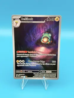 Pokemon Bellibolt 201/197 Obsidian Flames Illustration Rare IR Holo NM - Image 1