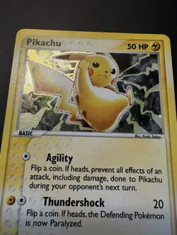 Pikachu 12 Promo Pokemon Nintendo Promos 2003 Vintage Black Star Promo Holo - Image 2