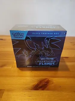 Pokemon TCG Mega Evolution Phantasmal Flames Elite Trainer Box ETB - Image 1
