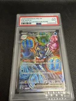 2025 POKEMON PRE EN | SPECIAL ILLUSTRATION RARE #151 PALAFIN EX PSA 9 - Image 1