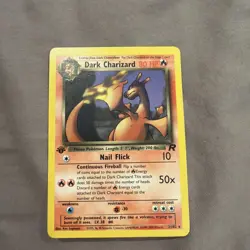 Dark Charizard 21/82 Team Rocket / Non Holo / MT- / 1ST Edition / Pokemon Card - Image 1