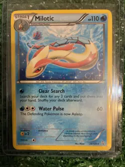 Pokemon TCG Milotic Dragons Exalted 28/124 Regular Exclusive - Image 1