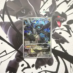 Pokemon N's Zekrom BW 37 Promo Black Star Full Art Holo Dragon 130 HP 2012 - Image 1