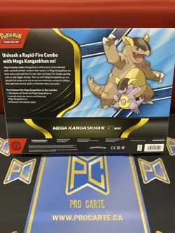 POKEMON TCG Mega Kangaskhan EX Box New Sealed (Mega Evolution) Inside - Image 2