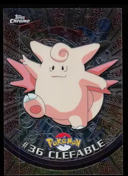 Pokemon Card - Topps Chrome TV Animation Edition Clefable #36 - Image 1