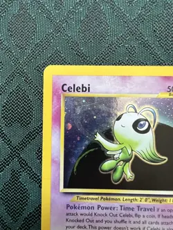 Celebi Neo Revelation Holo Unlimited Rare Pokemon TCG Card 3/64 DMG - Image 3