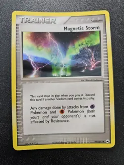 Pokemon EX Hidden Legends Magnetic Storm Reverse Holo 91/101 NEAR MINT - Image 1