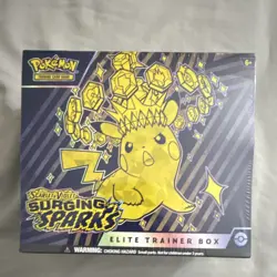 Pokemon Scarlet & Violet Surging Sparks Elite Trainer Box English Pikachu - Image 1