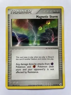 Magnetic Storm 91/101 LP-NM Reverse Holo Uncommon EX Hidden Legends Pokemon TCG - Image 1