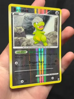 Pokemon Bagon Shiny Rare Reverse Holo Arceus SH10 MP-HP - Image 2