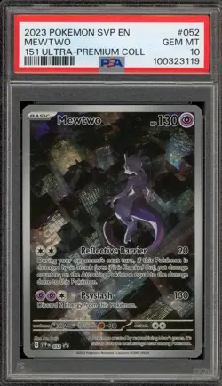 Pokemon Mewtwo 151 Ultra-Premium Coll. Promo SVP EN 052 PSA 10 Gem Mint - Image 1