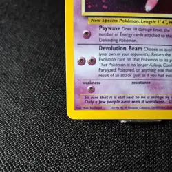 Pokemon Mew #9 HOLO Black Star Promo Card VINTAGE (1999-2000) NM VINTAGE Swirl - Image 4