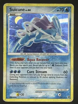 TCG POKEMON SUICUNE LV. 44 HOLO 19/132 SECRET WONDERS - Image 1