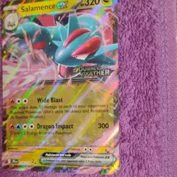 Pokemon Salamence EX 114/159 Journey Together Rare Holo Foil 320 HP Dragon - Image 3