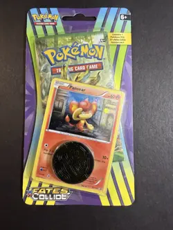 Pokemon TCG - XY Fates Collide Single Booster Blister Pack Pansear - Image 1