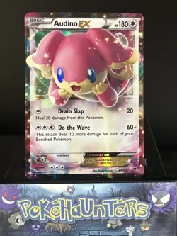Pokemon Card Audino EX 84/124 Fates Collide Half Art Ultra Rare NM - Image 1
